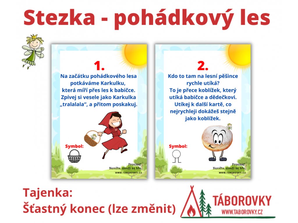Pohádková stezka jako originální propagace pohádkového karnevalu